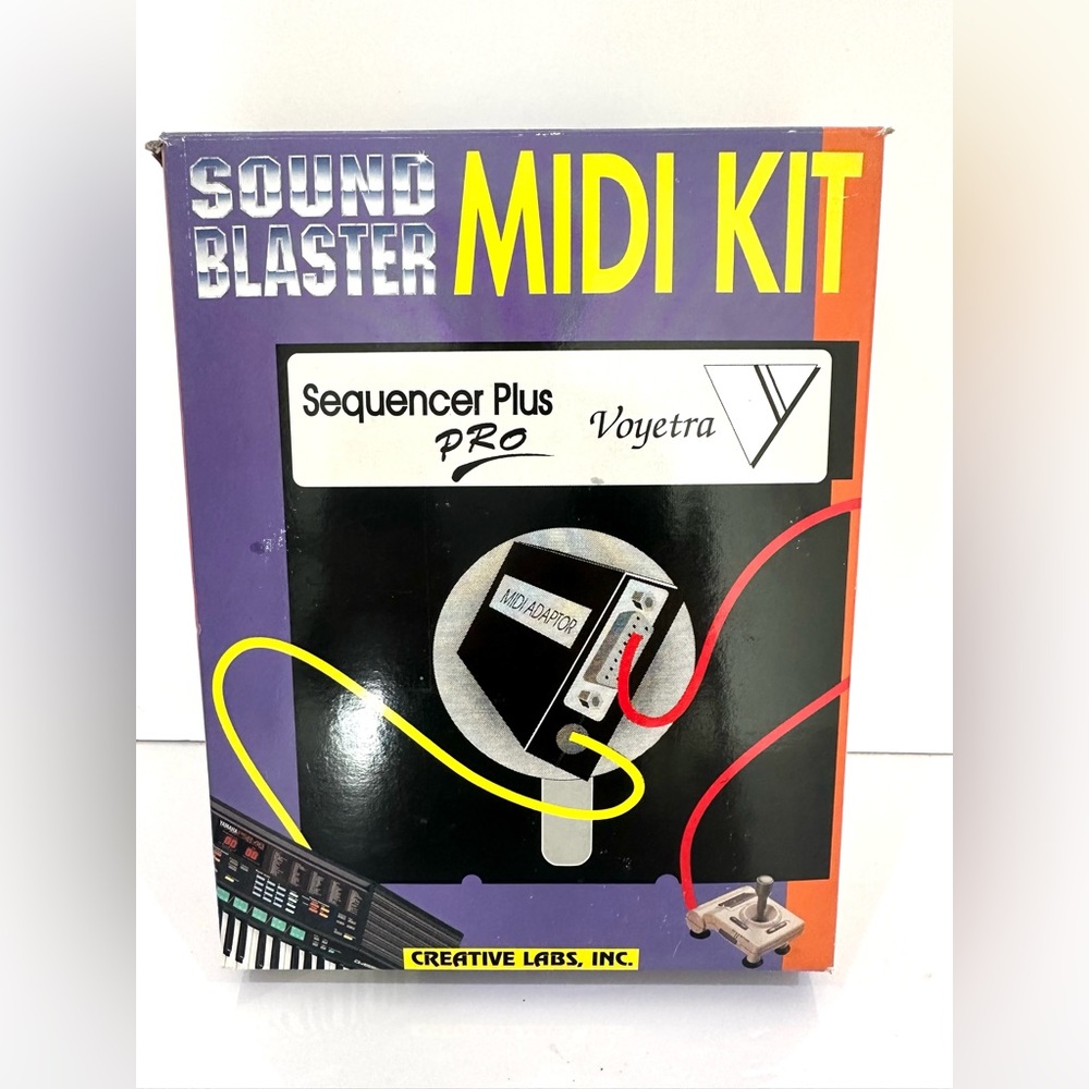 New Creative Labs Inc Sound Blaster Midi Kit Sequencer Plus Pro Voyetra Open Box